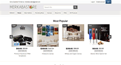 Desktop Screenshot of merkabastore.com